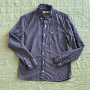 NWOT size 13/14 abercrombie kids blue button up